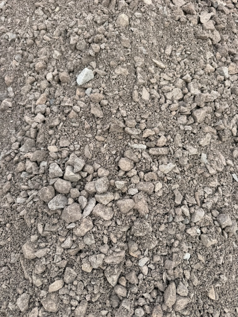 Rose 3/4-inch minus crushed construction rock